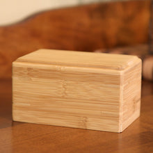 Eco-friendly Bamboo Wood Box Small Cremation Urn - Lifestyle
