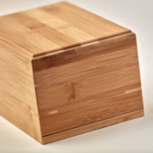 Natural Bamboo Box Medium Pet Cremation Urn - Artistic