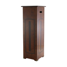 Walnut Burl MDF Extra Large Pedestal Pet Cremation Urn