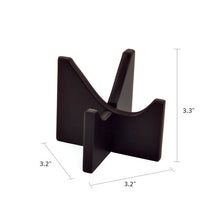 Cherry MDF Large Heart Display Stand - Dimensions