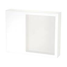 White Gloss MDF Shadowbox Medium Cremation Urn