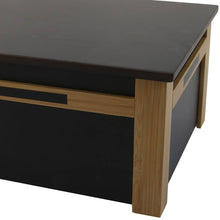 Deep Brown Bamboo Extra Large Cremation Urn - Artistic