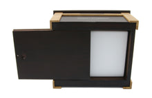 Deep Brown Bamboo Extra Large Cremation Urn - Artistic