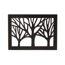 Dark Cherry Bamboo Adult Cremation Urn with Tree Design - Artistic