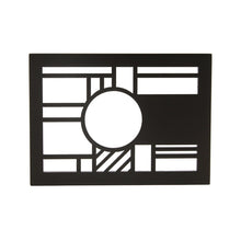 Dark Cherry Bamboo Adult Cremation Urn with Geometric Design - Artistic