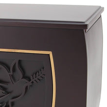 Dark Cherry MDF Bamboo Framed Dove Extra Large Cremation Urn - Artistic