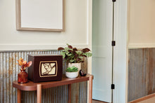 Dark Cherry MDF Bamboo Framed Dove Extra Large Cremation Urn - Lifestyle