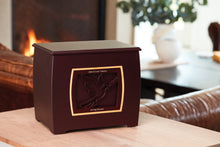 Dark Cherry MDF Bamboo Framed Dove Extra Large Cremation Urn - Lifestyle