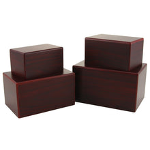 Cherry Woodgrain Box Extra Small Cremation Urn - Lifestyle