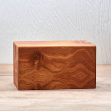 Natural Woodgrain MDF Box Large Pet Cremation Urn - Lifestyle
