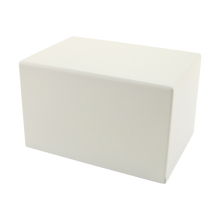 White Gloss MDF Box Adult Cremation Urn