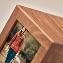 Natural Finish Photo Frame Extra Large Pet Cremation Urn - Artistic