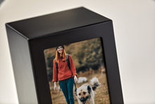 Black Photo Frame Extra Large Pet Cremation Urn - Artisitc