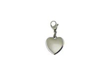 Stainless Steel Heart Cremation Charm - Artistic