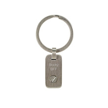 Stainless Steel Pewter Keychain with Heart - Personalized
