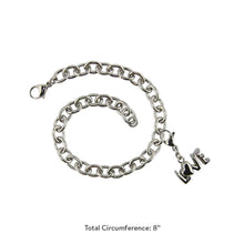 Stainless Steel Love Cremation Bracelet - Dimensions