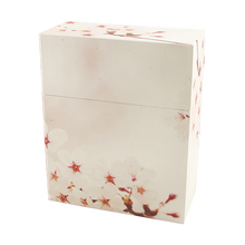 White Hardboard Cherry Blossom Adult Cremation Urn