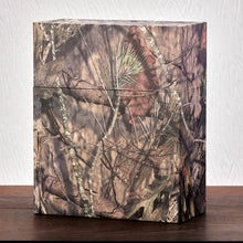 Camouflage Hardboard Mossy Oak Adult Cremation Urn - Lifestyle