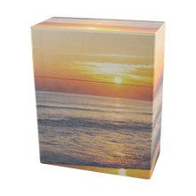 Sunset Hardboard Beach Scene Adult Cremation Urn