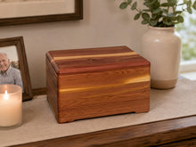 Wooden Hamilton Shape Cedar Cremation Urn