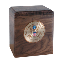 The President's Cremation Urn with US Army Medallion