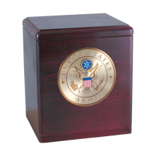 The Military President's Cremation Urn with US Army Medallion
