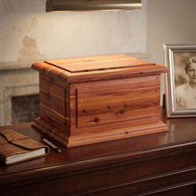 Wooden Boston II Cedar Cremation Urn