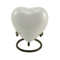 Trinity Pearl Full Moon Brass Heart Keepsake