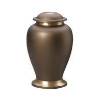 Zenith Sable Adult Russet Brown Brass Urn High-Resolution Image