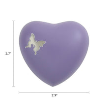 Aero Butterfly Heart Keepsake Urn - Funeral.com, Inc.