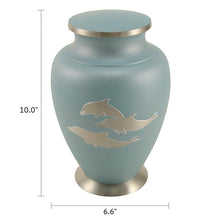 Aero Dolphin Adult Cremation Urn - Funeral.com, Inc.