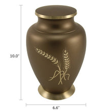 Aero Wheat Adult Cremation Urn - Funeral.com, Inc.