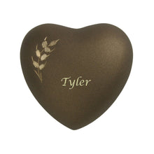 Aero Wheat Heart Keepsake Urn - Funeral.com, Inc.