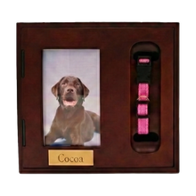 All - in - One Memorial Shadowbox Pet Cremation Urn with Photo, Collar & Keepsakes - Funeral.com, Inc.