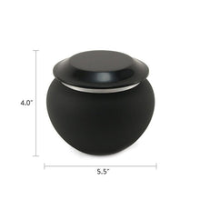 Aluminum Onyx Medium Cremation Urn - Funeral.com, Inc.