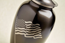 American Patriot Flag Slate Adult Cremation Urn - Funeral.com, Inc.