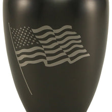 American Patriot Flag Slate Adult Cremation Urn - Funeral.com, Inc.