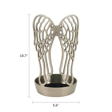 Angel Wings Textured Pewter Urn Base - Funeral.com, Inc.