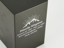 Antique Bronze Steel Box Adult Cremation Urn - Funeral.com, Inc.