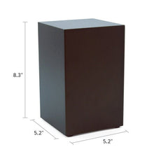 Antique Bronze Steel Box Adult Cremation Urn - Funeral.com, Inc.