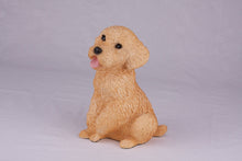Apricot Miniature Poodle Resin Figurine Large Pet Urn - Funeral.com, Inc.