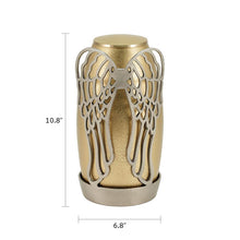 Arabelle Angel Wings Textured Bronze Adult Cremation Urn - Funeral.com, Inc.