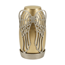 Arabelle Angel Wings Textured Bronze Adult Cremation Urn - Funeral.com, Inc.