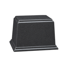 Ark Cultured Granite Cremation Urn for Ashes - Charcoal