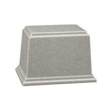 Ark Cultured Granite Cremation Urn for Ashes - Misty Grey