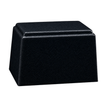Ark Niche Cultured Granite Cremation Urn for Ashes - Black
