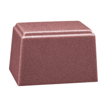 Ark Niche Cultured Granite Cremation Urn for Ashes - Rasp-Rose