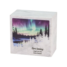 Aurora Borealis Marble Adult Cremation Urn - Funeral.com, Inc.