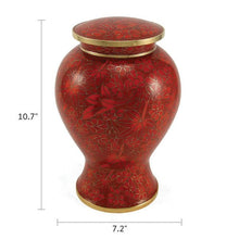 Autumn Leaves Cloisonné Adult Cremation Urn - Funeral.com, Inc.