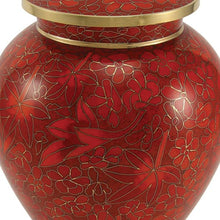 Autumn Leaves Cloisonné Adult Cremation Urn - Funeral.com, Inc.